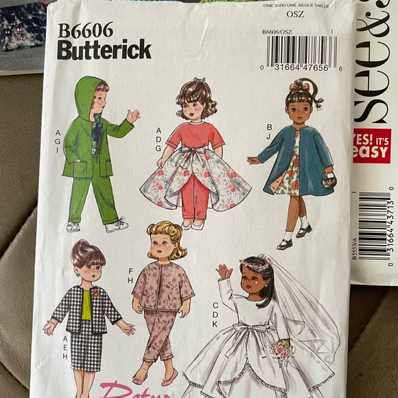 18 in doll patterns bundle - Picture 3 of 8